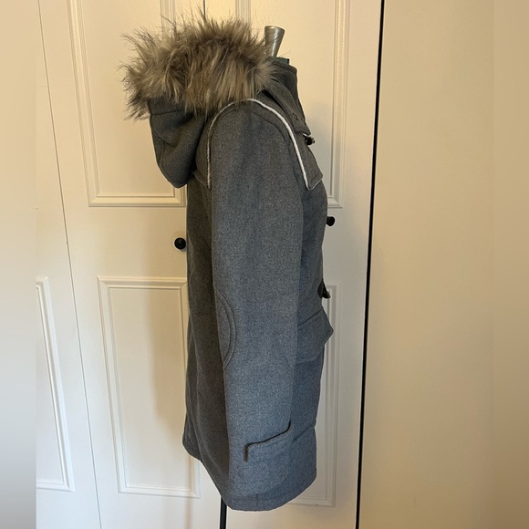 Garage wool blend gray coat - Picture 3 of 9